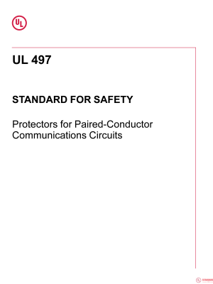 UL 497 PDF UL 497 PDF